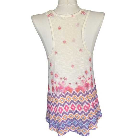 Gaze USA Round Neck Sleeveless Lightweight Flowy Pullover Tank Top Women's M - Picture 4 of 7